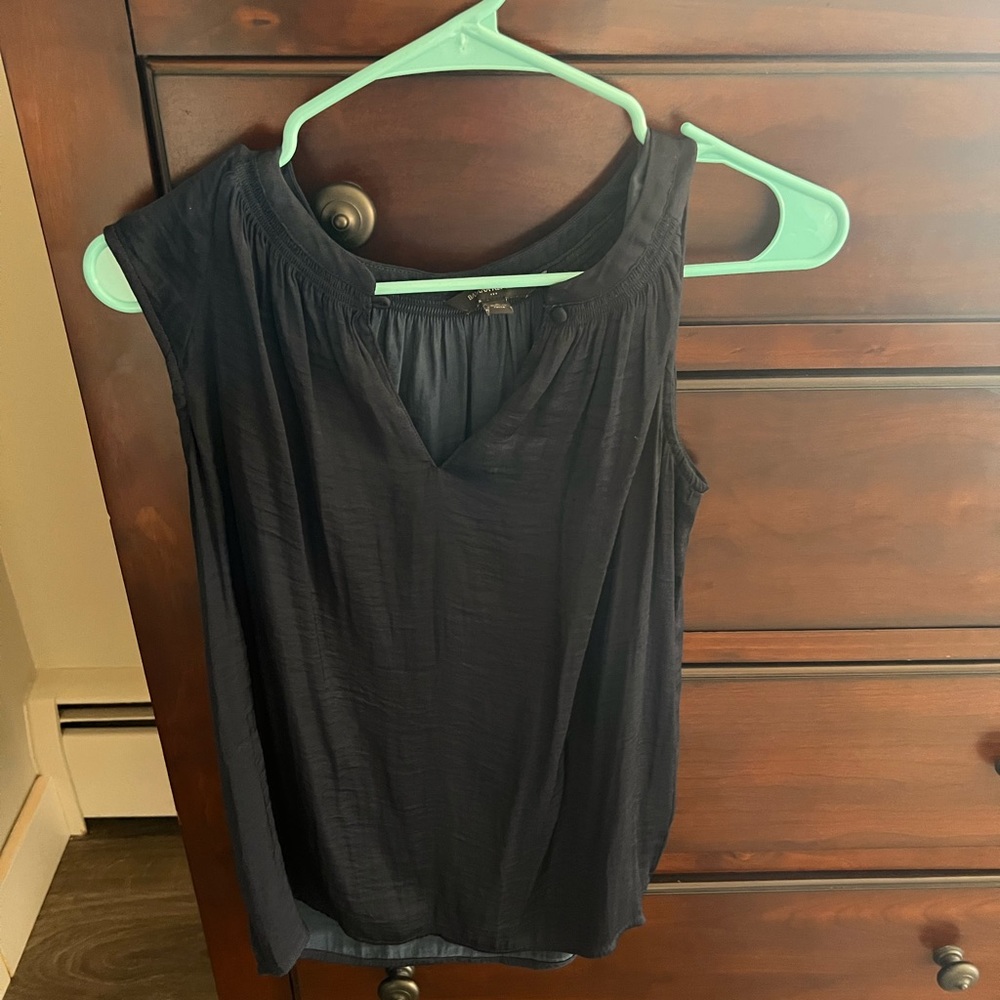 Banana republic blue flowy shirt